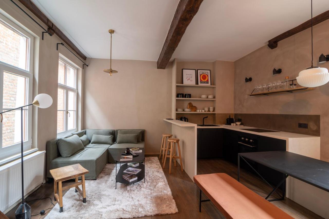 Charming House In Le Sablon Appartement Brussel Buitenkant foto